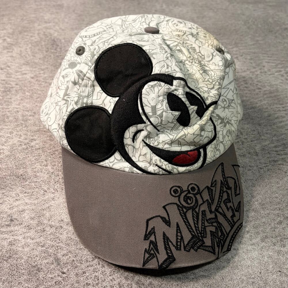 Mickey Mouse Embroidered AOP Snapback